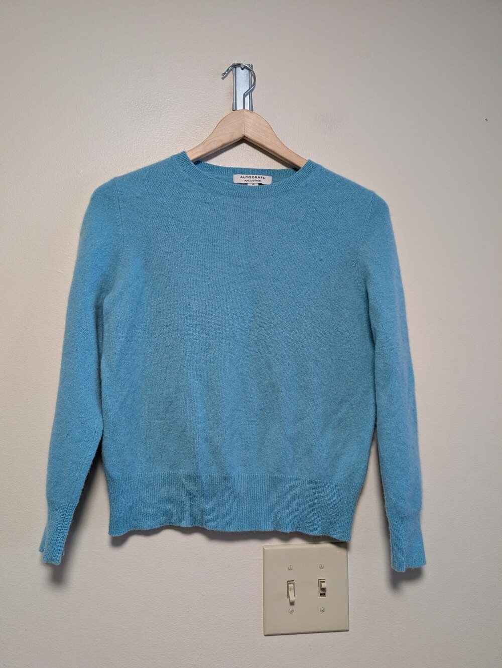 Autograph M&S Pure Cashmere Sweater Blue US 6